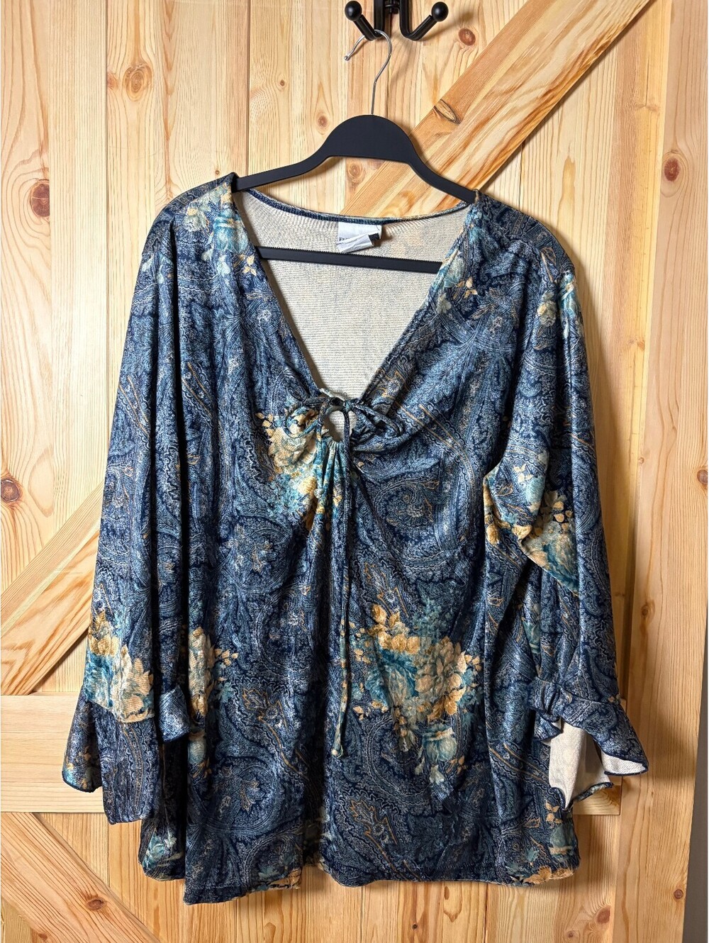 Fashion Bug Women's Paisley Floral Blouse Size 26/28